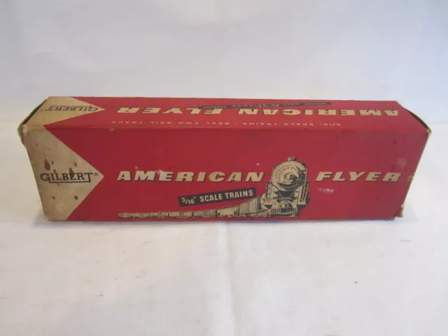 Vintage Post WW2 AC Gilbert American Flyer S Gauge Trains #24553 Rocket Car BOX