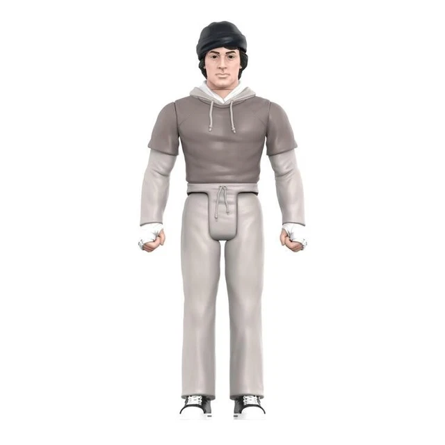 Figurine Rocky I – Super7 ReAction – Rocky Balboa Workout (PVC, Neuf)