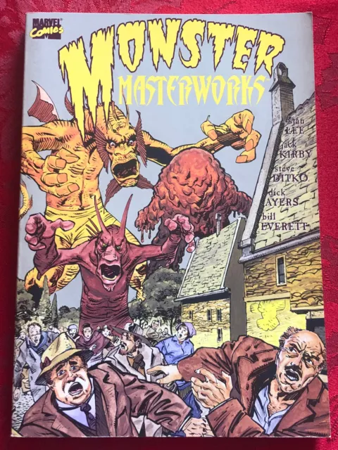 Monster Masterworks Marvel Tpb Comic 1St Print Stan Lee Kirby Ditko '89 Groot