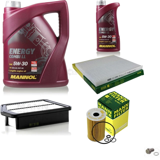 Mann - Controllo Set 6 L mannol Energy Combi Ll 5W-30 per Hyundai