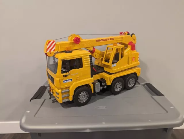 2001 BRUDER MAN Tele Crane TC-4500 TGA 41.440 Construction Toy Germany  $35.99 - PicClick