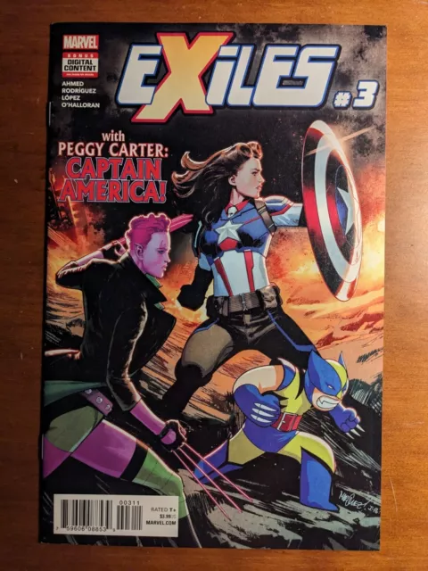 Exiles #3 (Marvel, 2018) First Appearance Peggy Carter As Captain America