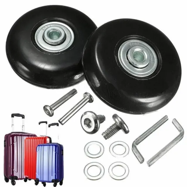 Travel Luggage  Wheels Axles Repair Kit Suitcase Parts Axles Casters  Repair