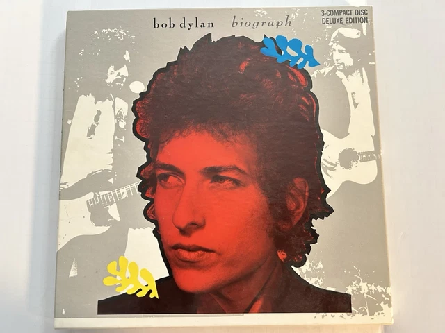 BOB DYLAN – Biograph – Original 1985 3-Cd Deluxe Box Set