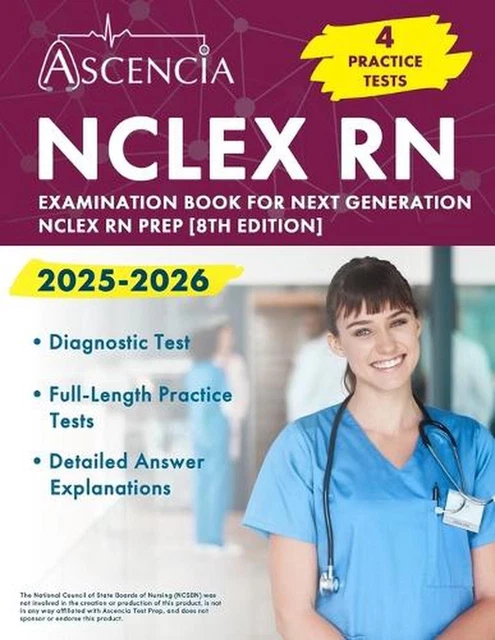 NCLEX RN EXAMINATION Book 2025-2026: 4 Practice Tests for Next ...