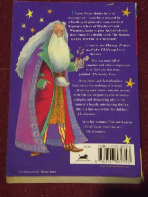 Book 1 Harry Potter And The Philosopher’s Stone J.k Rowling Paperback 2
