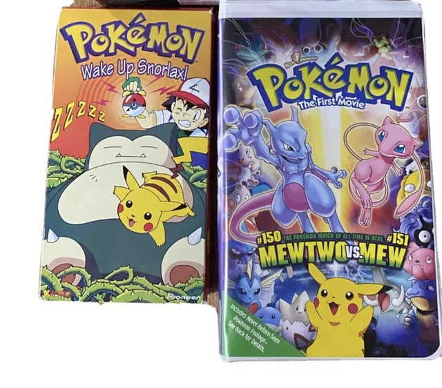 RARE VHS TAPES Pokemon The First Movie & Pokemon Wake Up Snorlax! EUR 9,12 PicClick FR