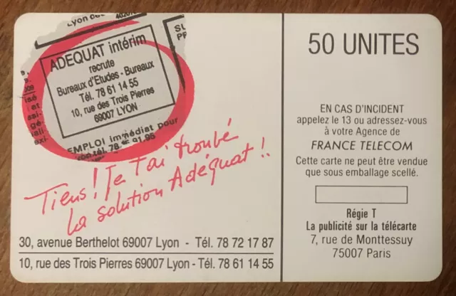 Adequat Télécarte Réf Phonecote D79 Privée Ut Phone Card Scheda Telefonkarte 2