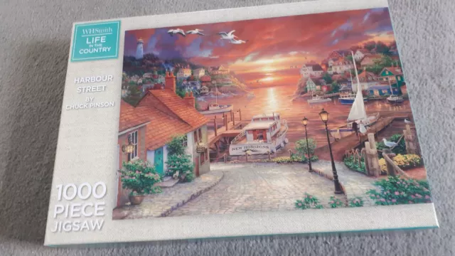 WH Smith 1000 piece jigsaw puzzle Harbour Street. Brand New