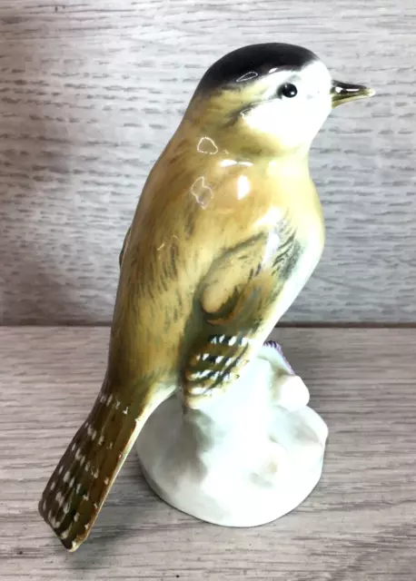 Vintage Dresden  Porcelain Bone China bird figurine Sculpture mint