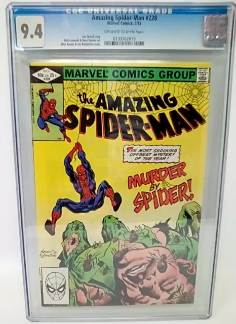 The Amazing Spider-Man #228 Cgc 9.4 Marvel May 1982