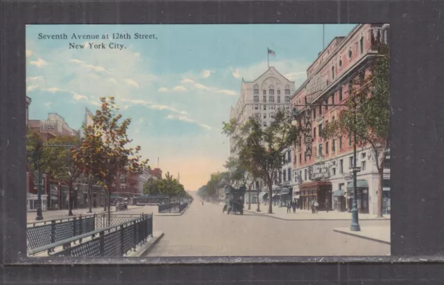 NEW YORK, NEW YORK CITY, SEVENTH AVENUE & 126th. STREET, c1920 ppc., unused.