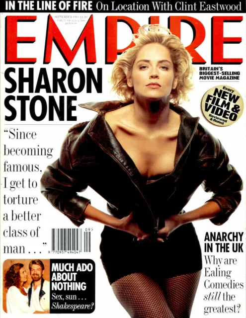 Empire Magazine Sept 1993 Clint Eastwood Kenneth Branagh Sharon Stone