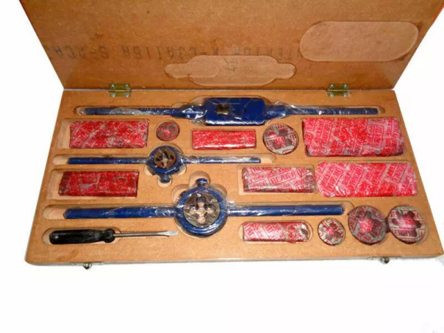 Tap And Die Set 1/4 To 3/4 British Standard Whitworth- Boxed Complete Bsw