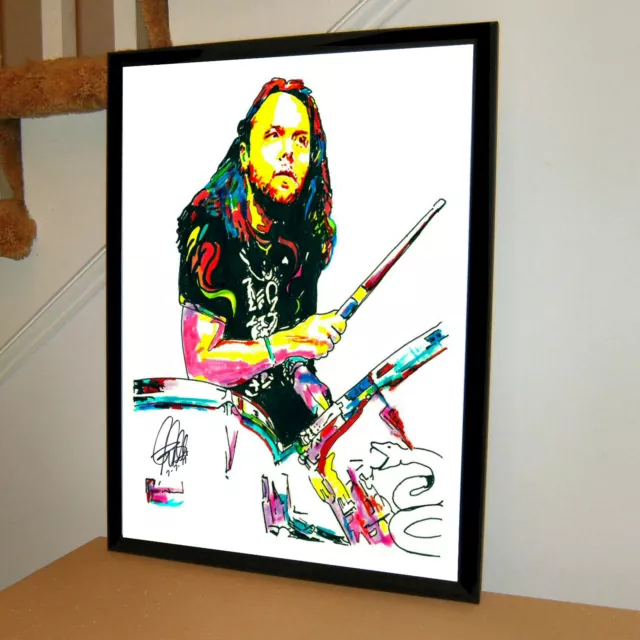 Lars Ulrich Metallica Drums Heavy Metal Music Poster Print Wall Art 18x24