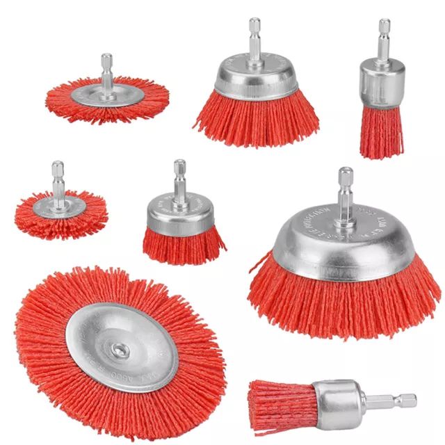 Nylon Filament Abrasive Wire Grinding Wheel Brush Metal Polishing Rust Removal