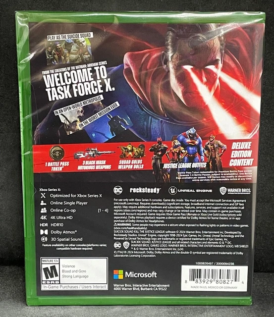 Suicide Squad Kill The Justice League &ndash; DLC Abiti Classici Per Xbox One E Series X|S (Nuovo)
