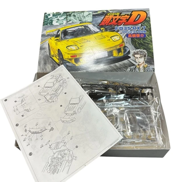 FUJIMI INITIAL D FD3S RX7 Project D Modellbausatz Maßstab 124 unbenutzt ...