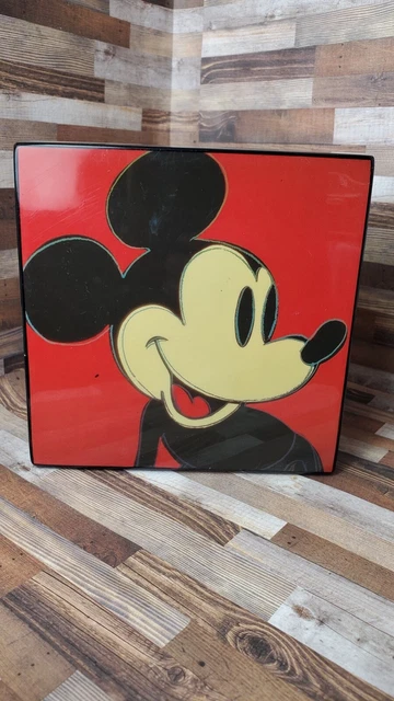 DISNEY MICKEY MOUSE MUSIC BOX by LINDEN,ANDY WARHOL ART 1995