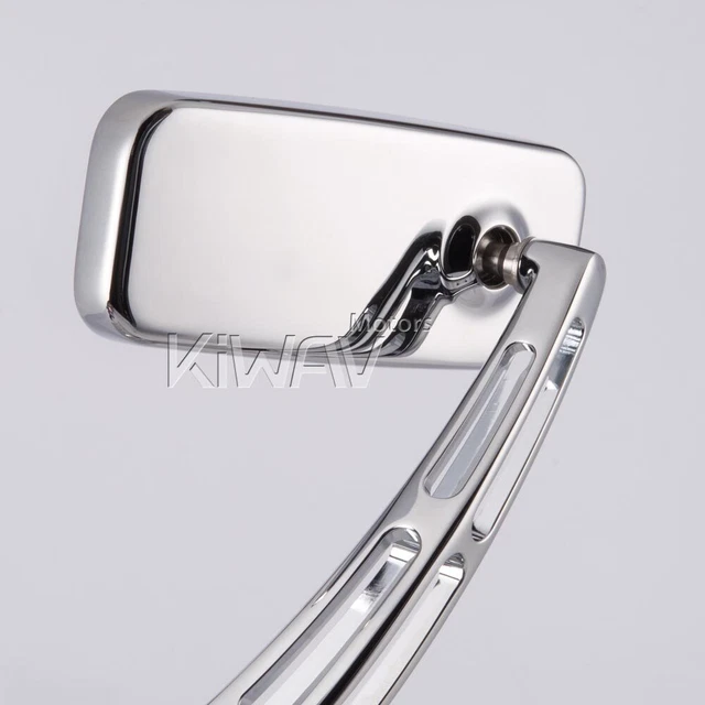 Rétroviseurs ClassicMX chromé + adaptateur chromé pour Honda CBF CBR VFR VTR