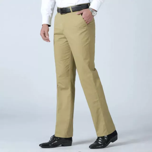 Men Summer Thin Casual Set Pants Autumn Thick 100% Cotton Fashion Elastic Pants 2