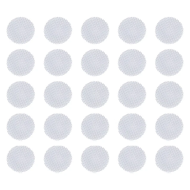 25 pièces pot de fleurs fond net bonsaï maille feuille en acier inoxydable filet