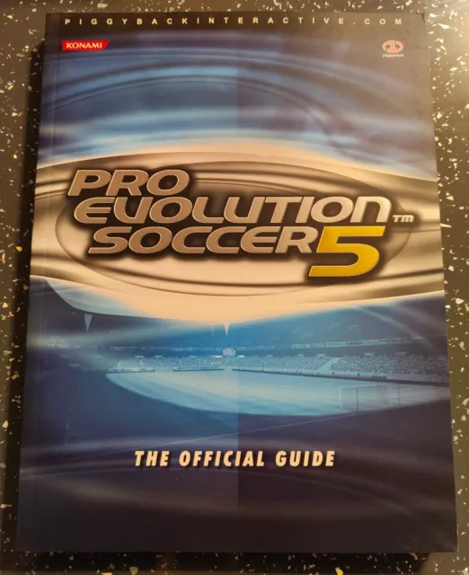 PES 5 Pro Evolution Soccer Piggyback Official Game Strategy Guide Ps2 Xbox PC