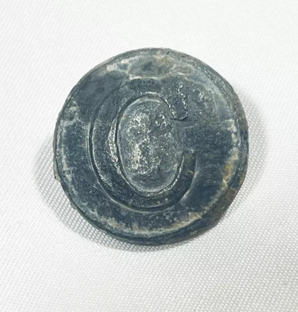 Confederate Cavalry Button, Dug Relic, US Civil War