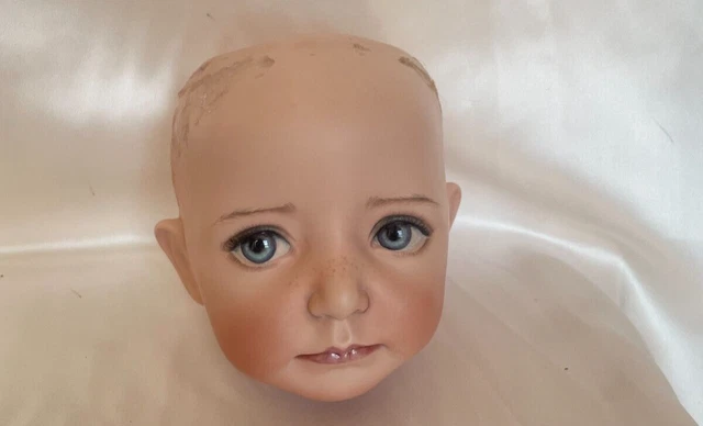 Laura porcelain head for 26" doll painted by Dianna Effner-1998 3