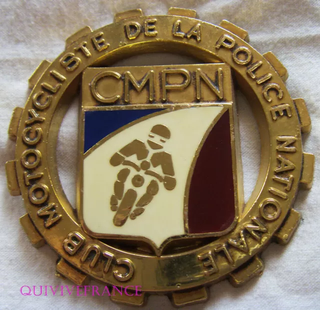 Med8816 - Medaille Club Motocycliste De La Police Nationale Cmpn