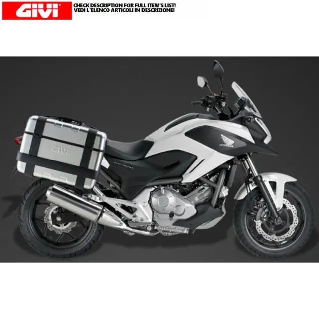 Set GIVI Seitenhalter Und Koffer Seitenteile TRK46N Für Honda 750 NC S 2012-2013