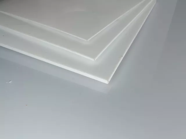 PTFE Teflon Platte Zuschnitt Dichtung weiß  vers. Größen in 4 mm (360,00€/m²)