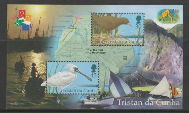 2001 Tristan Da Cunha Hong Kong 2001Stamp Exhibition Mini Sheet MNH