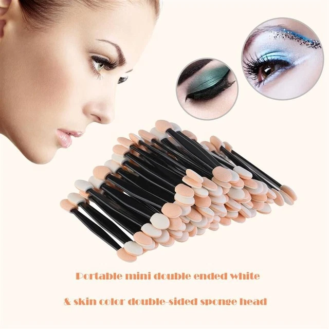 Einweg Lidschatten Kosmetische Applikator Lidschattenpinsel 100 Stück Make Up 💖