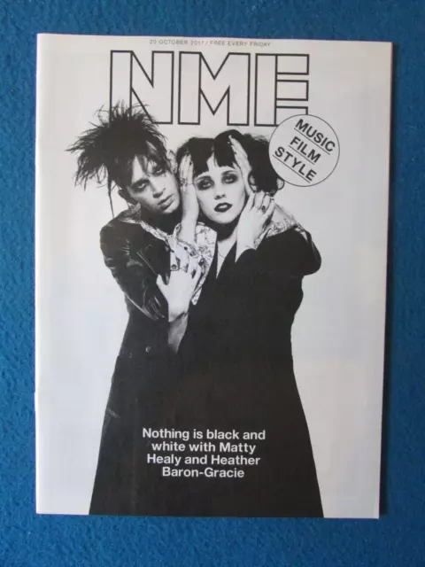 NME Magazine October 2017 MATTY HEALY HEATHER BARON-GRACIE NEW MUSICAL EXPRESS