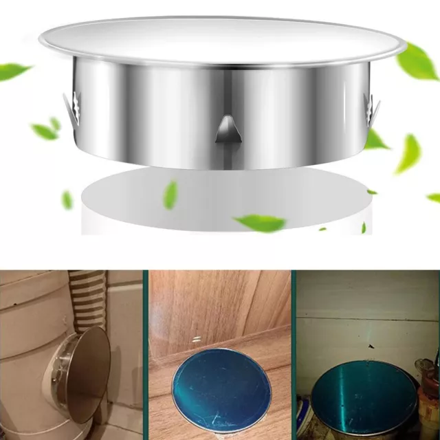 Durable Stainless Steel Chimney Hole Lid for 200MM Stove Pipe Easy Mounting