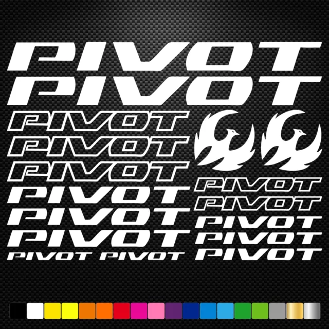 Convient  à Pivot 17 Stickers Autocollants Adhésifs - Vtt Velo Mountain Bike Dh