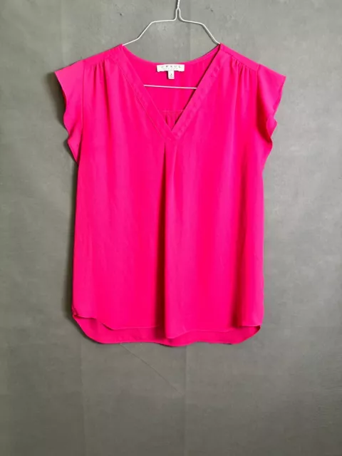 Women’s Chaus New York Pink V-Neck Sleeveless Blouse Size S