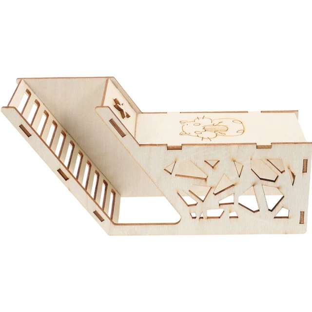 Gabbia Per Criceto Completa - Con Rotella, Mangiatoia E Casetta, 34x23.5x29 Cm - Foto 3