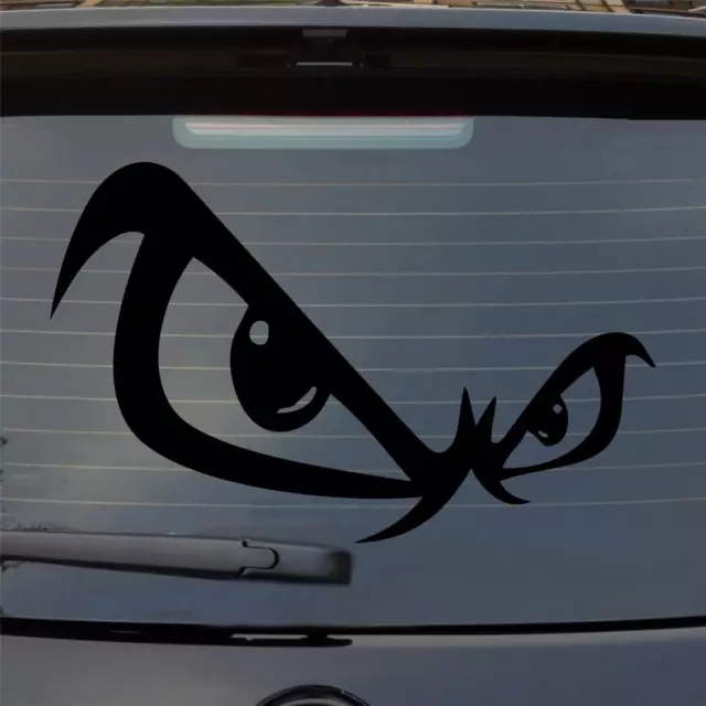 Böse Augen Bad Eyes Tuning Böser Blick JDM Auto Aufkleber Sticker Heckscheibenau