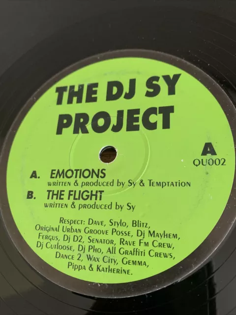 The DJ Sy Project – Emotions / The Flight12″ Quosh Records [Happy Hardcore] KRT6