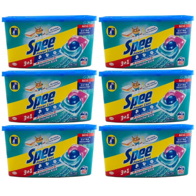 Spee Power Caps 6 x 40 Wl Purity - Strahklraft - Hygienic Freshener 20-95°