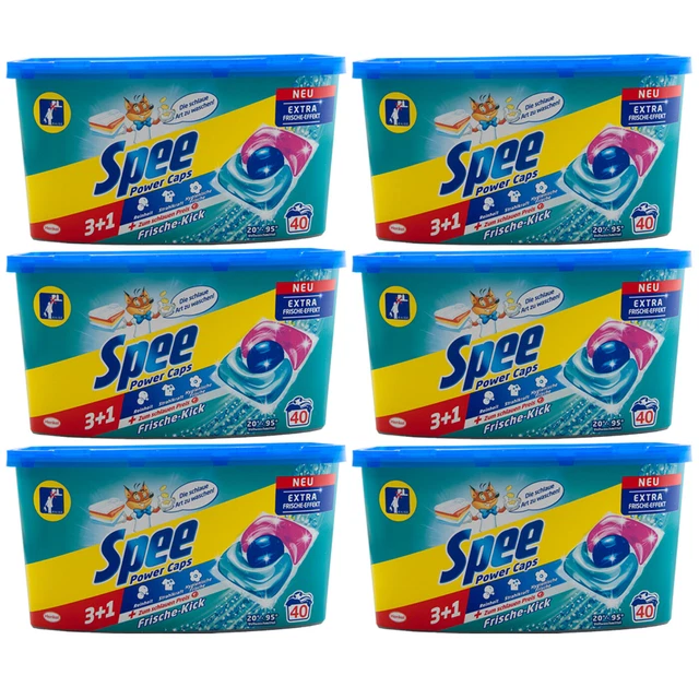 Spee Power Caps 6 x 40 Wl Purity - Strahklraft - Hygienic Freshener 20-95°