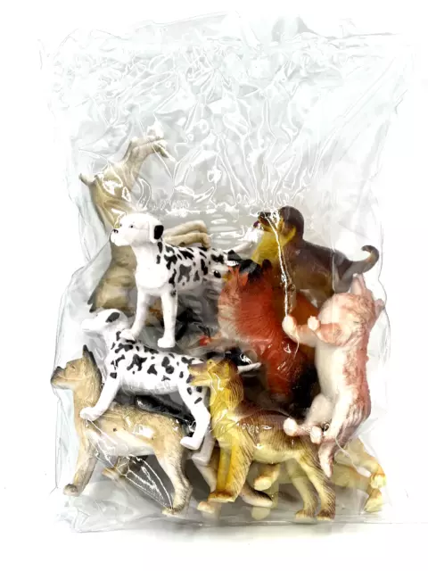 Dog Figurines Realistic Detailed Plastic dog Figures  Party Favor, Sensory Play 2