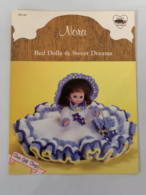 Muñecas de cama Nora y sueños dulces muñeca de ganchillo patrón diseños de albóndigas BD505