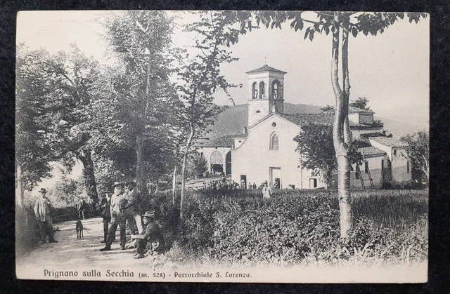 Cartolina Prignano Sulla Secchia Mo M. 528 Parrocchiale S. Lorenzo Unica Su Ebay