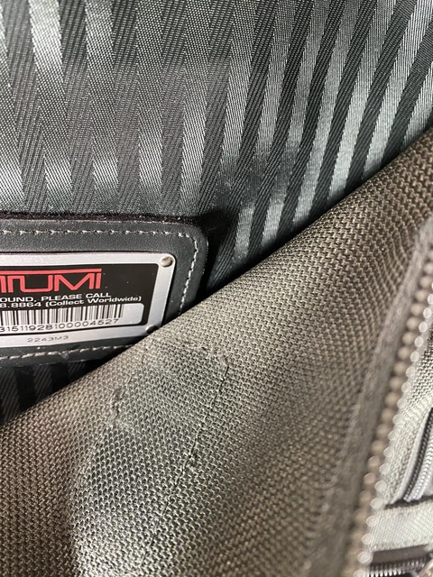 Used TUMI USA Classic Sage Ballistic Nylon 22" Wheeled Upright Carry On Suitcase 6