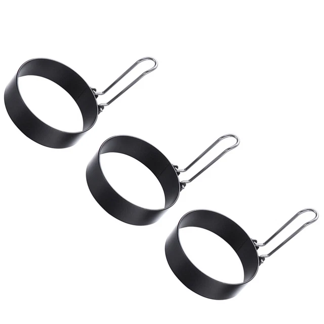2pz stampo da cucina cerchio pancake uova fritte anelli antiaderenti stampo da cucina strumento