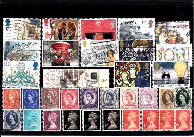 Lot Stamps Briefmarken Großbritannien Great Britain UK o (1168)