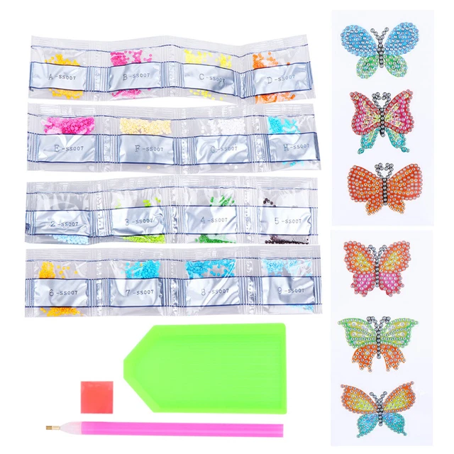 Cartoon Pattern Beads Painting Crystal Kits DIY Rhinestone Child Fridge Magnet